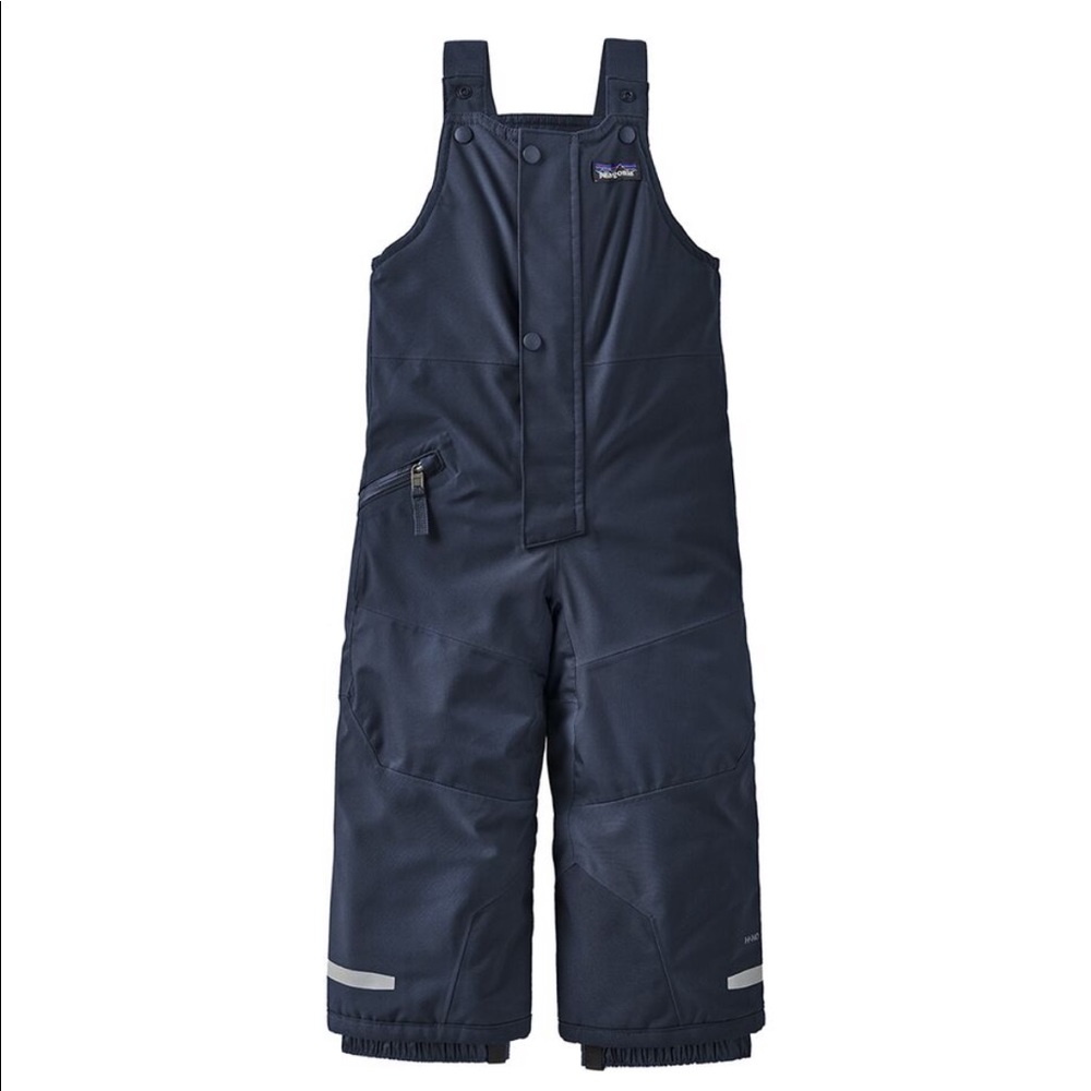 Patagonia Toddler Snow Pants / snow bibs, Navy 2T
